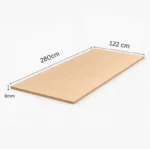 ورق ام دی اف خام 8 میل 122cm*280cm*8mm