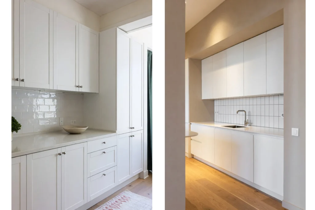 عکس کابینت ممبران سفید | داری چوب