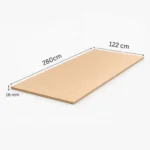 ورق ام دی اف خام 16 میل 122cm*280cm*16mm