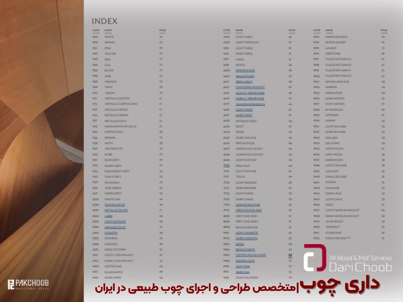 برند پاک چوب