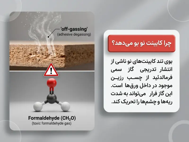 علت بوی تند کابینت نوساز