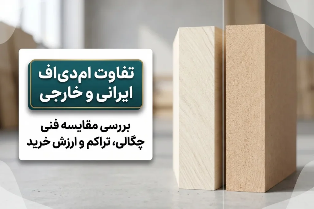 تفاوت ام دی اف ایرانی و خارجی (تایلندی) | بررسی ارزش خرید
