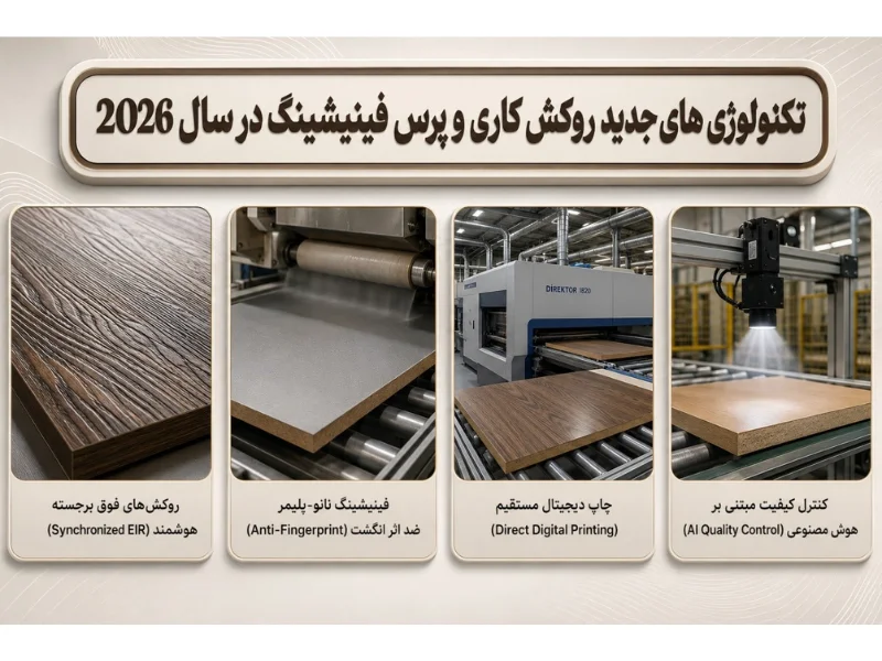 تکنولوژی های جدید روکش کاری و پرس فینیشینگ در سال 2026